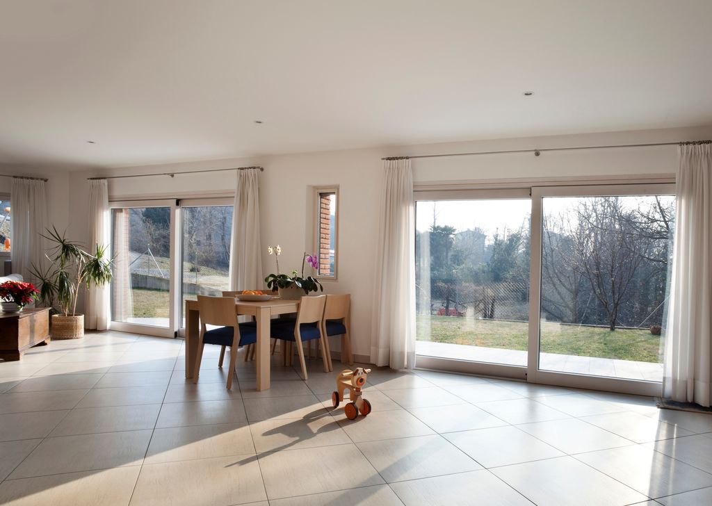 Carrelage grand format 60x60 salon contemporain